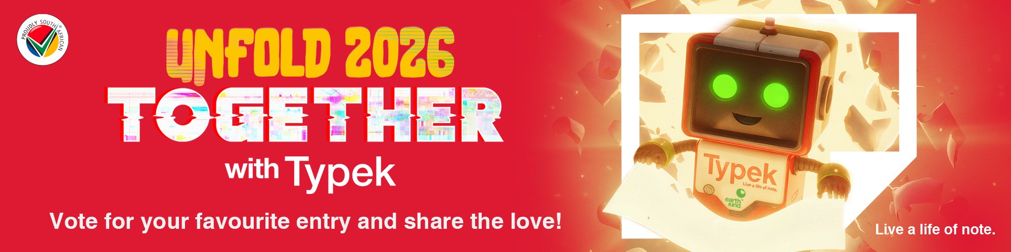 Unfold 2026 together with Typek Vote for your favourite entry and share the love!
