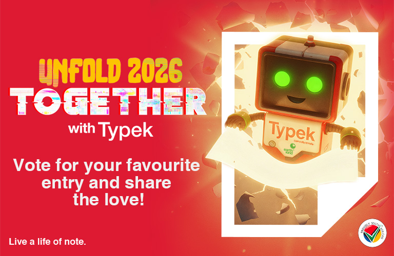 Typek Unfold 2026 Together Banner